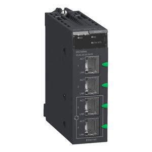 Modulo Ethernet SCHNEIDER ELECTRIC BMXNOC0401 per PLC M340 PAC e Controllori Dedicati con 4 Porte RJ45 10/100 - Product Image 1