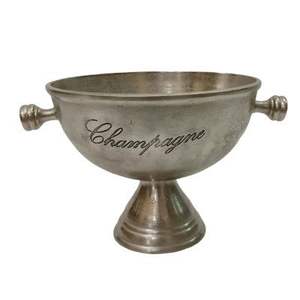 Quantité en vrac fabriqué en inde haute qualité en acier inoxydable métal plaqué argent refroidisseur de vin pour bar champagne vin bière refroidisseur bol - Product Image 5