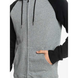 Sudadera con Capucha y Cremallera de Algodón para Hombre, Chaqueta de Forro Polar Suave, Estilo Urbano, Bordado 3D, Fabricación OEM ODM, Venta al Por Mayor de Ropa - Product Image 2