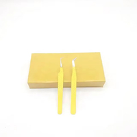 Boîte à pincettes OEM en plastique, emballage pour deux pincettes, boîte de transplantation, couleur personnalisée, qualité supérieure, logo personnalisé, cils