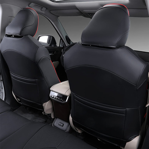 De alta calidad de cuero conjunto completo de cubiertas de asiento de coche para 2020-2022 <span class=keywords><strong>Toyota</strong></span> Highlander impermeable vehículo funda de cojín - Product Image 5