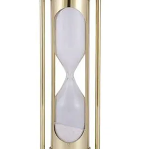 Decorative Metal Sand Timer 15 min hourglass 30 minutes Sand Clock Office Business Gift Souvenir Golden rotating Hour Glass