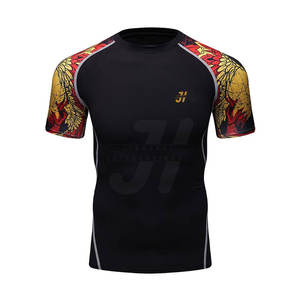 Diseñe su propio logotipo Camisas MMA de manga corta hechas a medida Fabricante DE SERVICIOS OEM Camisas MMA - Product Image 1