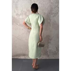 เดรสผ้าซาตินสีมิ้นท์ - สีมิ้นท์ - Product Image 5