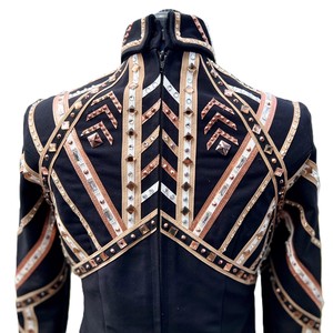 Meilleur Prix Premium Western Showmanship veste d'équitation noire nouveau Design - Product Image 4