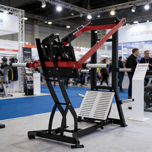 CooSport Fitness Profesional Máquina de Sentadillas para Gimnasio con Capacidad de 2T, Carga de Placas de 2T, Tubo de 3.0mm de Grosor, <span class=keywords><strong>Prensa</strong></span> de Piernas de Doble Carril - Product Image 2