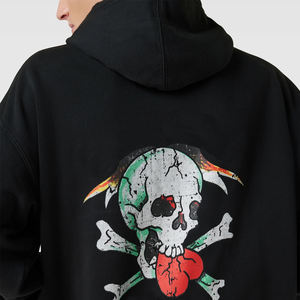 2025 Sudadera con capucha cómoda para hombre 100% algodón patrón sólido bordado MOQ bajo y Jersey de precio bajo para invierno - Product Image 3