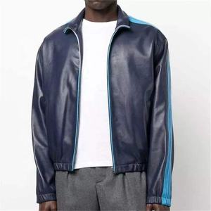 Varsity Jacket Hombres de alta calidad al por mayor Hombres Varsity Jacket Streetwear 100% Lana/Poliéster Aduanas Impreso Chaquetas para hombres Blan - Product Image 2