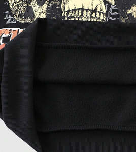 Sudadera con Capucha de Felpa Francesa de Alta Calidad para Hombre 2024, Sudadera con Capucha Informal con Estampado de Calavera Vintage Personalizada, Sudadera con Capucha de Manga Larga con Cordón y Hombros Caídos para Hombre - Product Image 4