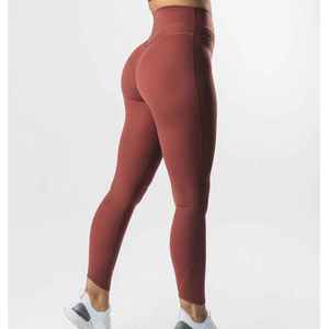 Custom High Rise Women's Workout <b>Leggings</b> Stretch Performance Yoga Gym Wear <b>With</b> Side <b>Pockets</b> - Product Image 3