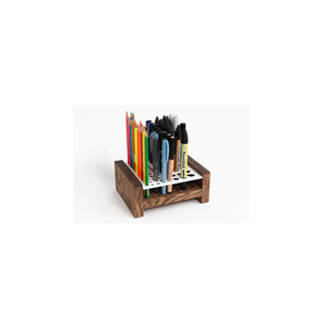 Factory Wooden Boxes Wooden Pen <b>Holder</b> Aesthetic <b>Pencil</b> Box Painting Stationery Makeup <b>Desk</b> Organizer <b>for</b> Student and sale - Product Image 1