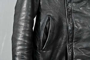 Haute qualités nouvelle mode hommes noir agneau veste en cuir/hommes vestes en cuir vestes en cuir pour hommes style confortable 2024 - Product Image 5