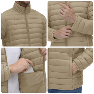 Chaqueta de Invierno de Alta Calidad con Impresión Personalizada al por Mayor, Chaqueta de Hombre para Uso Diario, Chaqueta Acolchada Transpirable para Hombre - Product Image 5