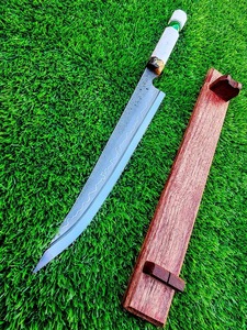 Chef Santoku cuchillo disfraz cuchillos de cocina de acero al carbono con mango de resina personalizable OEM regalo para PADRE PARA COCINEROS - Product Image 2