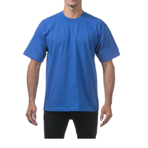 100% coton O-cou hommes T-Shirts personnalisé solide Logo respirant grande taille surdimensionné Style décontracté pour la Collection d'été - Product Image 1