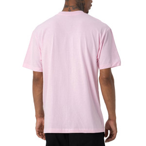 เสื้อยืดคอกลมผ้าคอตตอนทรงหลวมสำหรับผู้ชายเสื้อโอเวอร์ไซส์100% สตรีทแวร์ไหล่ตกโลโก้ตามสั่งใหม่ - Product Image 3