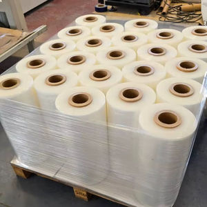 ฟิล์มยืด พลาสติกพันพาเลท ฟิล์มพันพาเลท ฟิล์มห่อพาเลท ฟิล์มห่อสินค้า ฟิล์มยืดอุตสาหกรรม ฟิล์มยืดแบบม้วน - Product Image 1