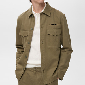 Chaqueta Bomber 100% Algodón para Hombre, Ropa Urbana, Tejido Transpirable, Colección de Chaquetas Modernas y a la Moda para Hombre, Chaquetas para Hombre OEM - Product Image 1