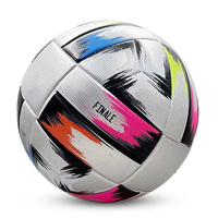 Ballons de football en cuir PU personnalisés avec logo, fabrication OEM, vente en gros Sialkot, pour matchs internationaux, modèle WI-NSB-17