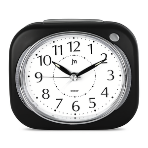 Réveil noir Lowell JA 7109N, élégant réveil de bureau et de table - Product Image 2