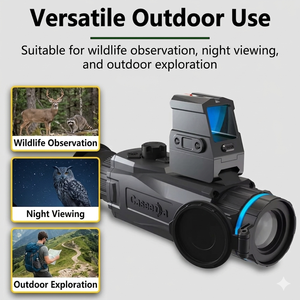 带激光测距仪的热成像瞄准镜 狩猎用红外夜视镜 256*192 数字夜视单筒望远镜 - Product Image 6