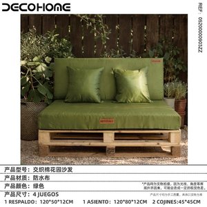 Linen Canvas 4-Piece Premium Quality Outdoor Furniture Set Garden <b>Pallet</b> Sofa Cushion for Patio Terrace Hot <b>Sale</b> 52 Gift Ideas - Product Image 3