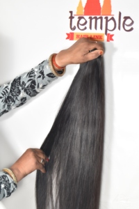 Venta al por mayor 100% Extensiones de Cabello Humano Virgen de Templo Indio Doble Trama Onda Natural Ninguno Procesamiento Químico Color Negro Natural - Product Image 5