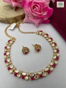 Cadena de Suéter de Plata de Ley con Diseño de Mariposa y Piedras de Colores Mezclados de Latón HARI OM CREATIONS, Precio al por Mayor - Product Image 3