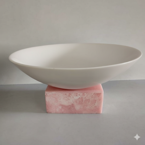 Bol en résine poli motif ange, fait main, écologique, de luxe, élégant, pour tables de salle à manger et décoration intérieure - Product Image 1