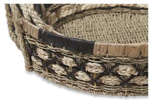 Ensemble de plateaux de service et de rangement en jonc de mer et en jute, design Best Choice, service de table durable, organisateur de rangement écologique pour la maison - Product Image 4