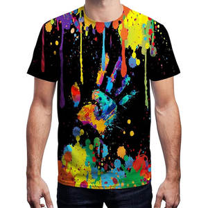 High Quality Custom Logo Men's Knitted T-<b>Shirt</b> 100% Polyester <b>Black</b> Plain Design Quick Dry for Sublimation - Product Image 5