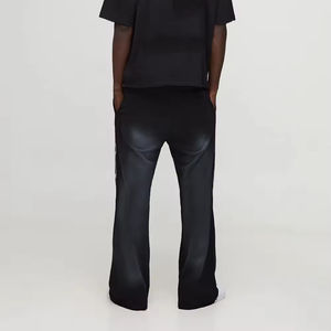 กางเกงสเวตเตอร์ทรงแบ็กกี้ขาทรงหลวมวินเทจระบายอากาศได้ดีเป็นมิตรกับสิ่งแวดล้อมไซส์ใหญ่พิเศษเอวสูง - Product Image 6