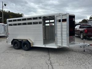Remorque fermée pour le transport de bétail 7x16, remorque ventilée pour le transport de bovins, moutons et chevaux - Product Image 2