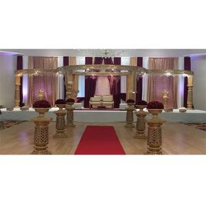 Decoración Profesional para Mandap de Bodas Indias, Estilo Moderno Vintage Encantador para Bodas, Venta de Mandap en Nueva York - Product Image 1