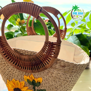 La moda cumple con la función: Bolso de jacinto de agua para una vida ecológica - Product Image 3