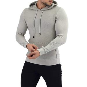 Veste noire unisexe en coton et polyester 100% pour hommes pour l'hiver Sweat à capuche zippé lourd avec logo personnalisé - Product Image 3