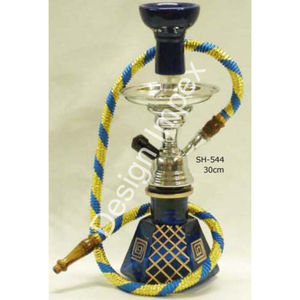 Cachimba de cristal con forma de calabaza, con una sola manguera roja, fácil de transportar, para decoración de bares y clubes, artículos de mesa para fumar, a precio económico. - Product Image 2