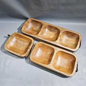 Élégant plateau de service en miroir doré pour l'organisation de vanités ou de cocktails Plats et assiettes - Product Image 2