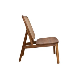 Silla de comedor de madera maciza de estilo nórdico moderno de gran venta con ratán para comedor, sala de estar, apartamento o uso en Hotel - Product Image 4