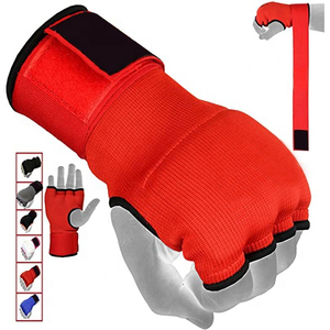 Top Hand Wraps Boxing Inner Gloves Gel Elasticated Padded Bandages Under Mitts Long Wrist Support for MMA Muay Thai Kickboxing - Product Image 6