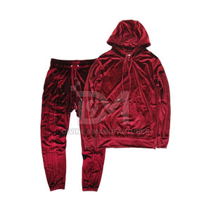 Fabricant pakistanais de survêtements en velours pour hommes de grande taille Oem survêtement en velours pour hommes en bas quantité minimale de commande survêtement en velours pour hommes - Product Image 1