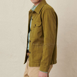 Premium Cotton Canvas Durable Workwear Style Structured Design Casual Outdoor Wear Jacket - Product Image 3