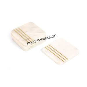 Sous-verres écologiques de luxe en marbre résistant à la chaleur de couleur personnalisée napperons décoration de table à thé pour la maison conception merveilleuse haute - Product Image 6