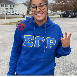 Nueva moda Sorority DTG Impresión Pullover Manga larga Sigma Gamma Rho Sudaderas con capucha 1922 Divine Nine Thick Bottom Street Fashion - Product Image 2