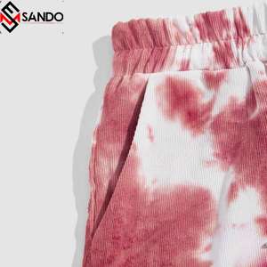 Vente en gros de shorts de haute qualité avec logo personnalisé teinture par nœuds pour hommes pour tenue décontractée d'été pantalon cargo 6XL avec décoration à motifs pour garçons - Product Image 6