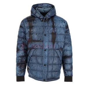 Chaqueta Acolchada Blanca de Alta Calidad para Hombre, Diseño Nuevo Personalizado, Abrigo de Invierno Cómodo y Transpirable, Bordado en Poliéster, Estilo Urbano - Product Image 1