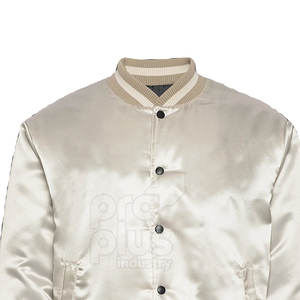 Chaqueta Casual Elegante para Hombre, de Satén, con Cuello Alto, Logotipo Frontal, Secado Rápido, Ecológica, Ligera, para Invierno - Product Image 3