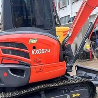 Gebrauchter 3-Tonnen-Mini-Raupenbagger mit 0,12m Schaufelkapazität, 4 Jahre Garantie, Vollhydrauliksystem und PLC-Motor für den Antrieb