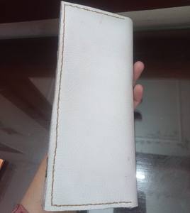 Portefeuille de chéquier en cuir véritable avec logo personnalisé pur 100 - Product Image 2