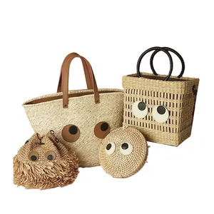 Wholesale best price various style seagrass handbags and water hyacinth straw women's bag from Vietnam Handicraft